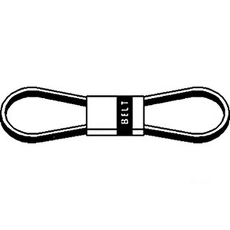 Fits Stens 265-794 Replacement Belt/Fits Kubota K5677-34710 ZD326 ZD331 with 72 -  AFTERMARKET, MOB40-0020